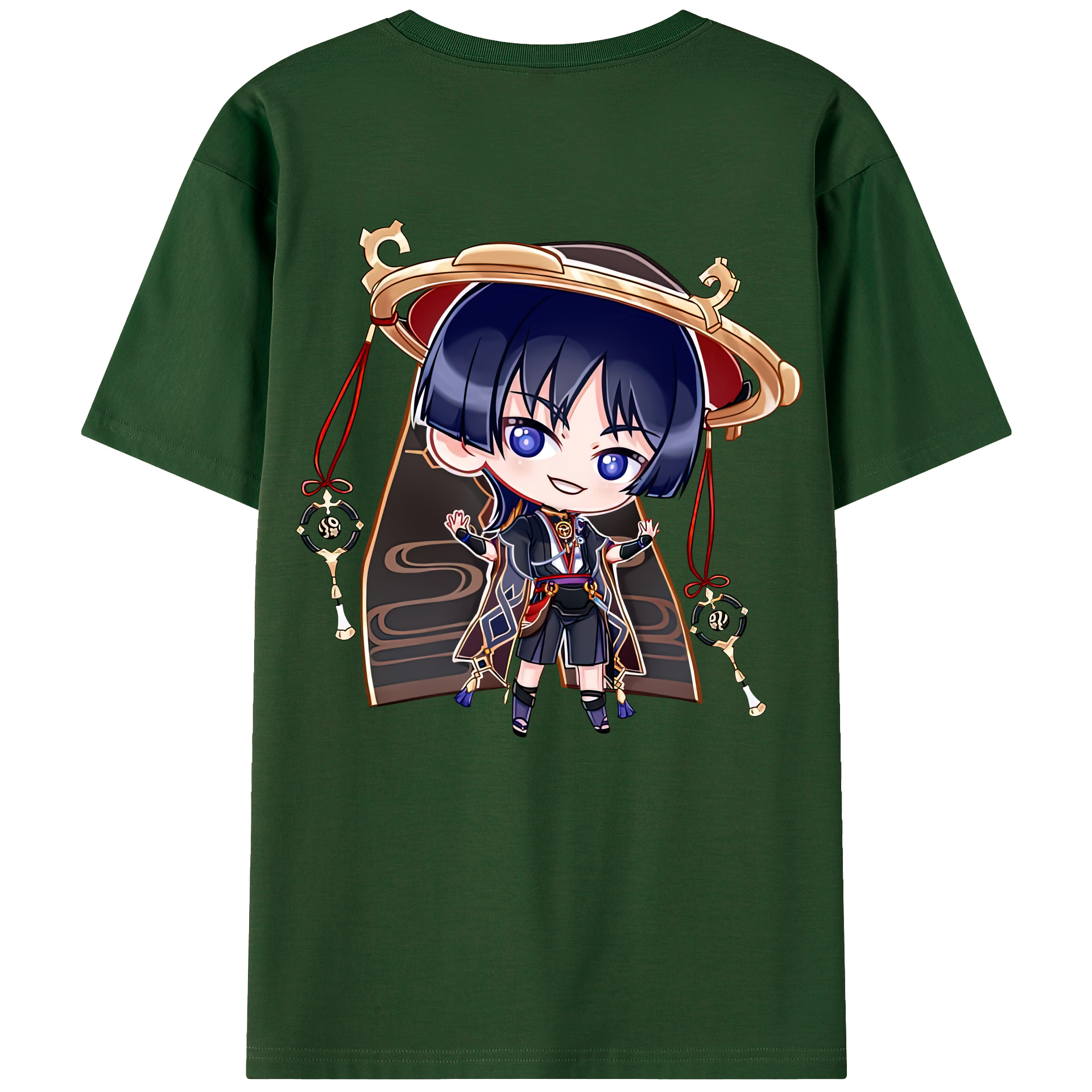 げんし神 さんペい genshin Sanpei 綿100％半袖Tシャツ（背面プリント）
